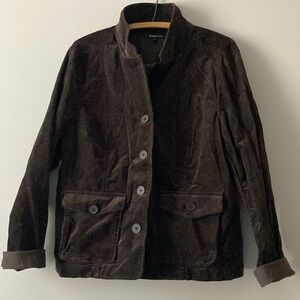 Relativity XL Cotton Corduroy Button Down Jacket